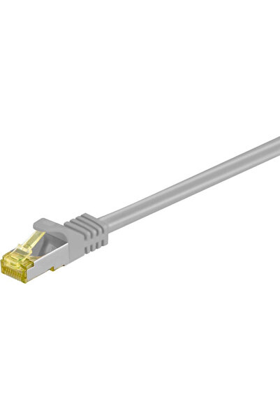 goobay Καλώδιο Ethernet S/FTP Κατηγορίας 7, 7.5μ, Γκρι, Κωδικός: 91630