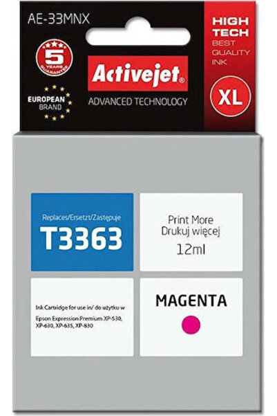 Other Συμβατό με Active Jet Μελάνι για εκτυπωτές Inkjet Epson 33XL T3363 12ml...