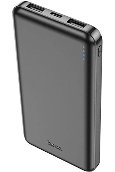 hoco. Hoco J100 Power Bank 10000mAh με 2 θύρες USB-A Μαύρο
