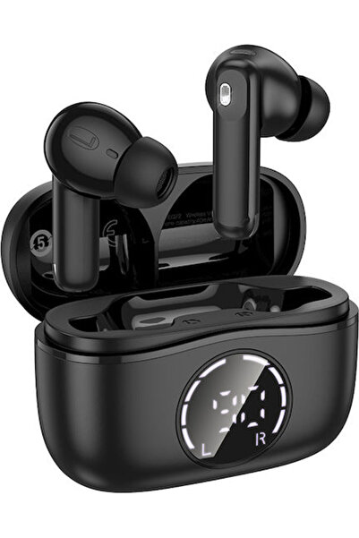 hoco. Hoco EQ22 Ενδοωτικά Ακουστικά Bluetooth Handsfree με Θήκη Φόρτισης Μαύρα