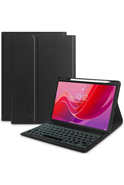 Tech-Protect SC Pen Flip Cover με πληκτρολόγιο σε διάταξη US Μαύρο (Lenovo Ta...
