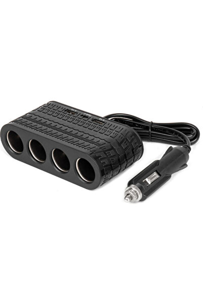 AMIO Φορτιστής Αυτοκινήτου 120W με Θύρες: 1xUSB 1xType-C 4xLighter με ενσωματ...