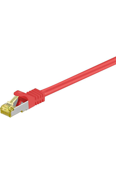goobay Καλώδιο Ethernet S/FTP Κατηγορίας 7 1,5μ Κόκκινο Κωδικός: 91598
