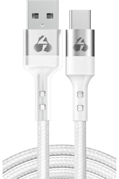 POWERTECH Καλώδιο USB 2.0 USB-C αρσενικό - USB-A 60W Λευκό 1μ (PTR-0160)