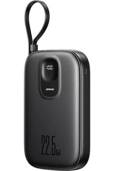 Joyroom JR-PBF18 Power Bank 10000mAh 22.5W με θύρα USB-A και θύρα USB-C Μαύρο