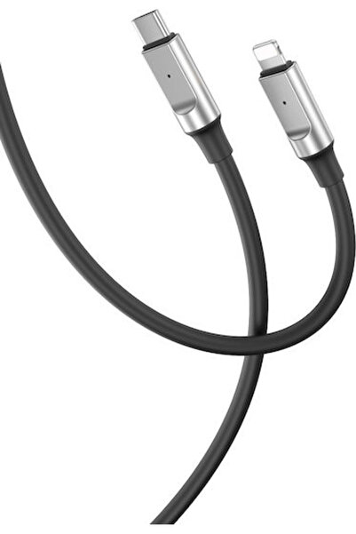 Xo Καλώδιο USB-C σε Lightning 27W Μαύρο 1μ