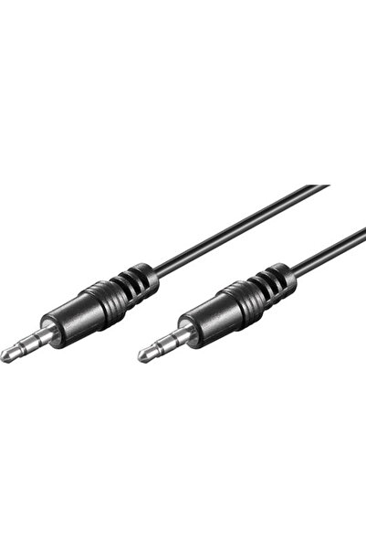 goobay Καλώδιο Ήχου 3.5mm Αρσενικό σε 3.5mm Αρσενικό, Μαύρο, 5μ, με Επιχρυσωμ...