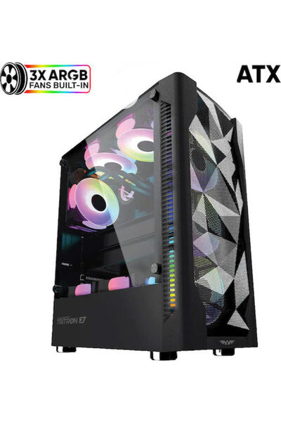 Armageddon Armaggeddon Tritron 3 Gaming Midi Tower Θήκη Υπολογιστή με Πλαϊνό ...