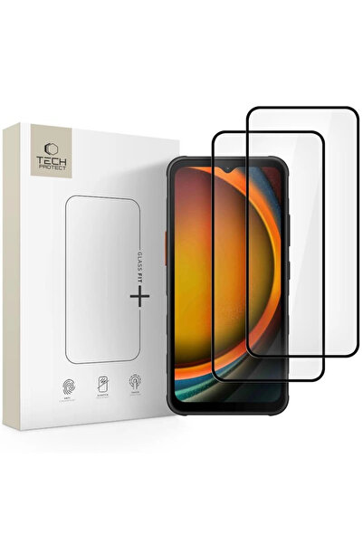 Tech-Protect Husă de sticlă Fit+ Pachet de 2 pentru Samsung Galaxy Xcover 7 7...