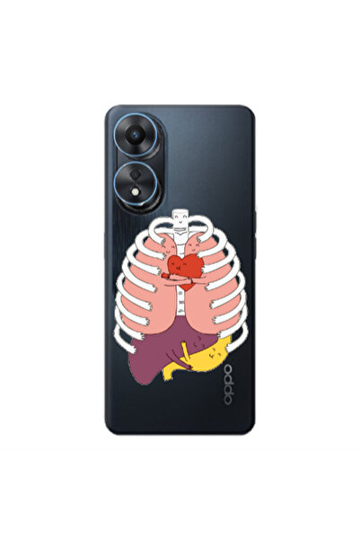 Other Oppo A 98 Anatomy Transparent Silicone TPU Θήκη