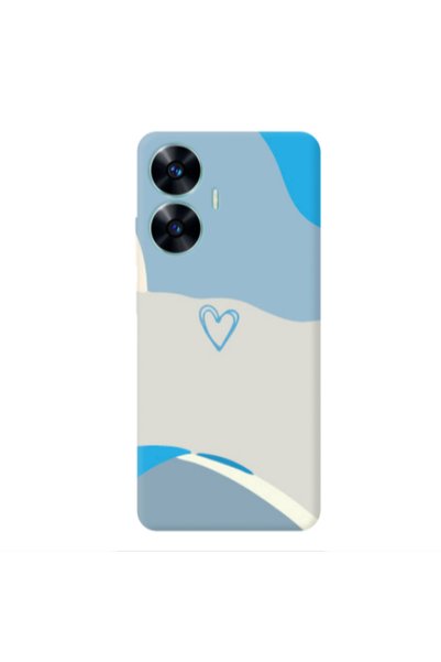 Other Realme C55 Mini Heart Transparent Silicone TPU Θήκη