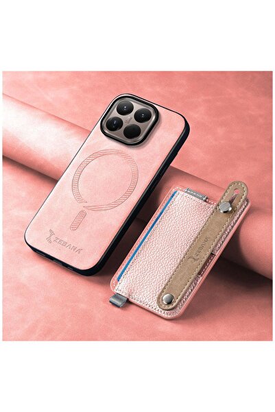Zebana Xiaomi Mi 15T Pro Uyumlu Kılıf M-safe 2in1 Kartlıklı Best Deri Kılıf P...