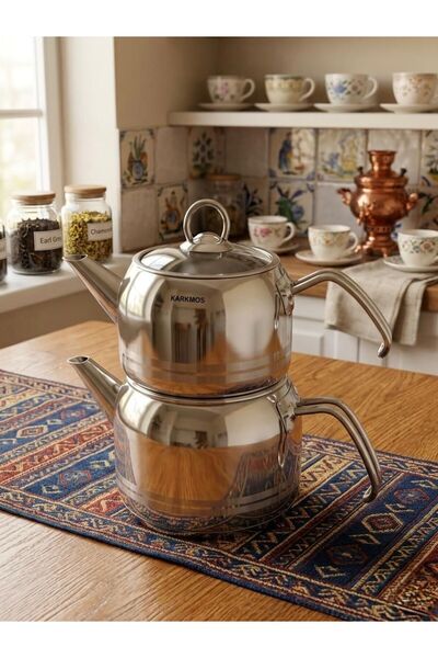Afaq Samovar Dorene Tea Urn 1.2L + 1.2L