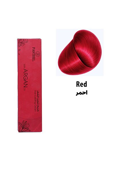 pasteel Shuaitali Argan Oil Hair Dye, Red 100ml. from Bastil.