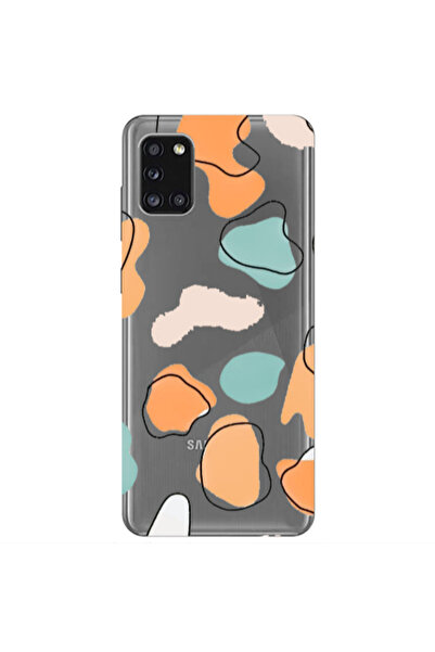 Other Samsung A31 Colorful spots Transparent Silicone TPU Θήκη