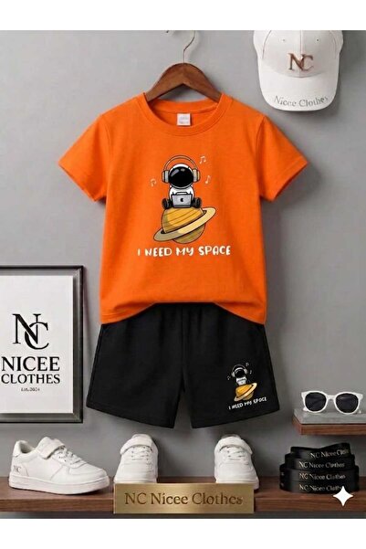 NC Nicee Clothes ΚΑΛΟΚΑΙΡΙΝΟ ΠΑΙΔΙΚΟ ΜΠΛΟΥΖΑΚΙ ΚΑΙ ΣΟΡΤΣ UNISEX (ΜΕ ΣΤΑΜΠΑ UZ...