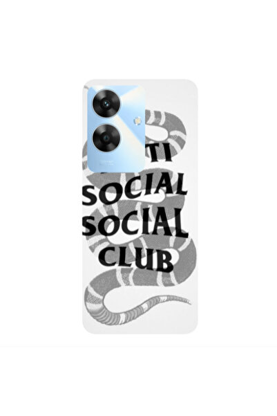 Other Realme Note 60 Social club Transparent Silicone TPU Θήκη
