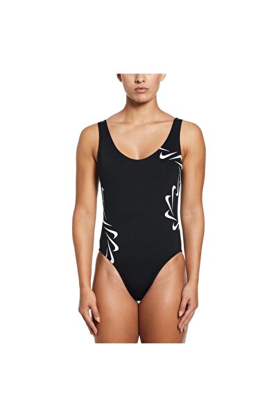 Nike Costum de baie întreg pentru copii, cu spate în U, 8-10 ani / S