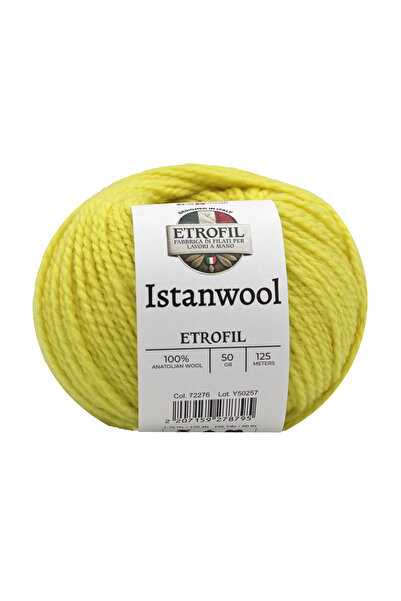 Etrofil Istanwool Fire de tricotat Galben Soare 100% Lână Turcească 50g 125m ...