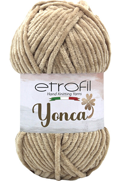 Etrofil Pređa za pletenje Clover Velvet bež 100% poliester 100g 120m (77180)
