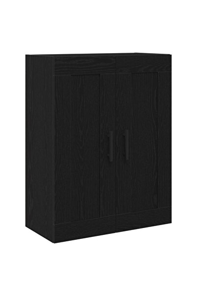 vidaxl Cabinet suspendat Stejar Negru 69,5 x 34 x 90 cm Lemn compozit