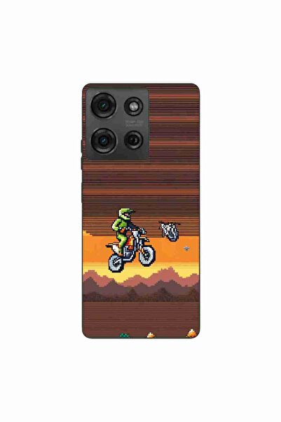 OEM Husa compatibila cu Motorola Moto G75 Silicon Gel Tpu Model Pixel Art Mot...