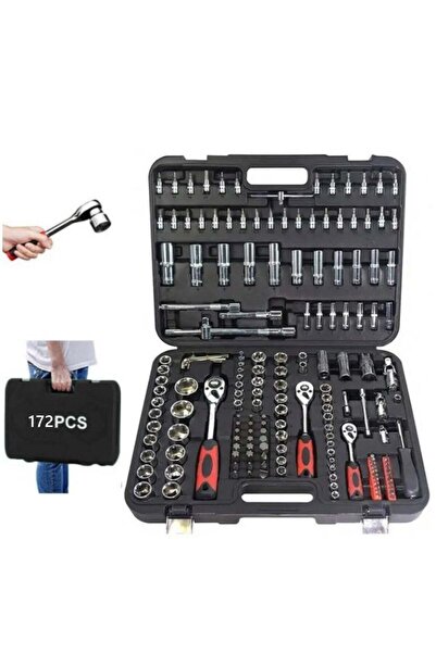 COOLHAWK Mechanic Socket Tool Kit Set - 172 PCS Car Repair Tool Auto Repairin...