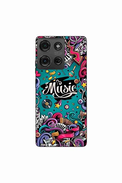 OEM Калъф, съвместим с Motorola Moto G75, силиконов гел TPU, с десен Поп арт ...