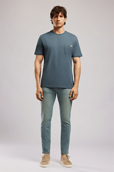 Lee Cooper VINCENT Мъжка тениска със стандартна кройка, 100% памук, базова, с...