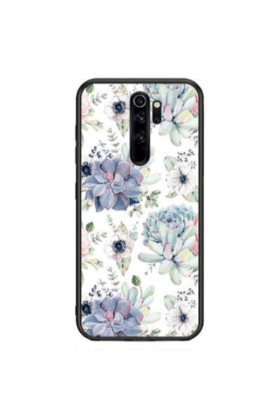 Other Xiaomi Redmi Note 8 Pro Flower 56 Black Glossy Θήκη