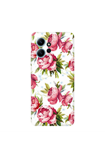 Other Xiaomi Redmi Note 12 4G Roses and laves Transparent Silicone TPU Θήκη