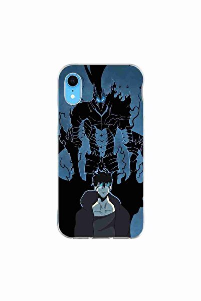 OEM Husa compatibila cu Apple iPhone XR Silicon Gel Tpu Model Solo Leveling I...