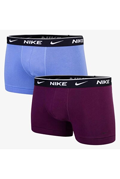 Nike Дри Фит Ултра Стреч Микро Комплект от 2 къси боксерки Синьо-лилави