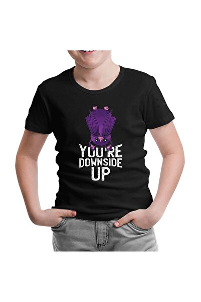 Lord T-Shirt Halloween - Everything Is Upside down Black Kids Tshirt