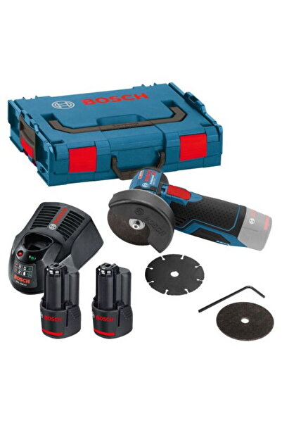 Bosch GWS 12V-76, 2x GBA 12V 3.0 Cordless Angle Grinder