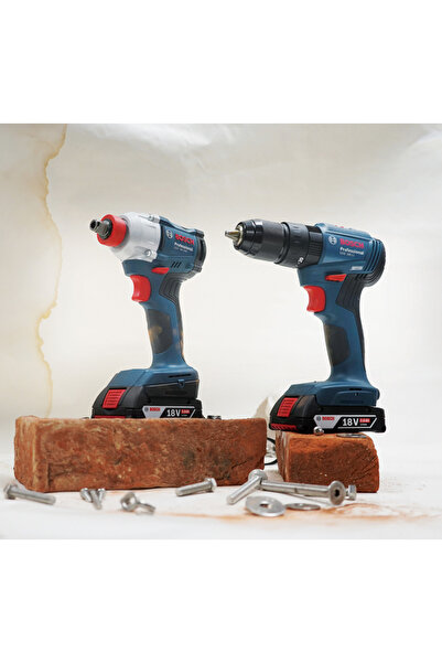Bosch GDX 18V-285 + GSB 185-LI(2x5,0AH) Çift Akülü Vidalama ve Somun Sıkma Seti