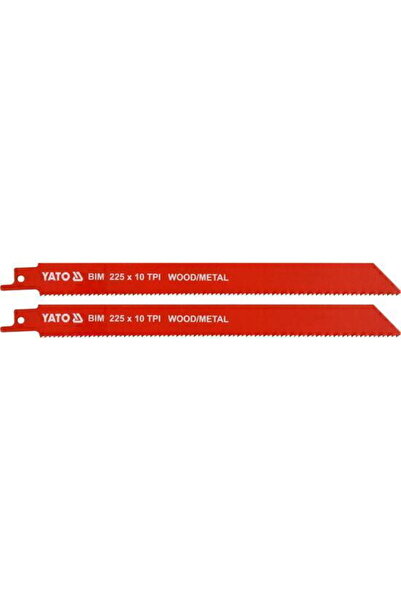 yato Set 2 lame pentru ferastrau sabie YT-33933, 225mm, 10TPI, lemn/metal