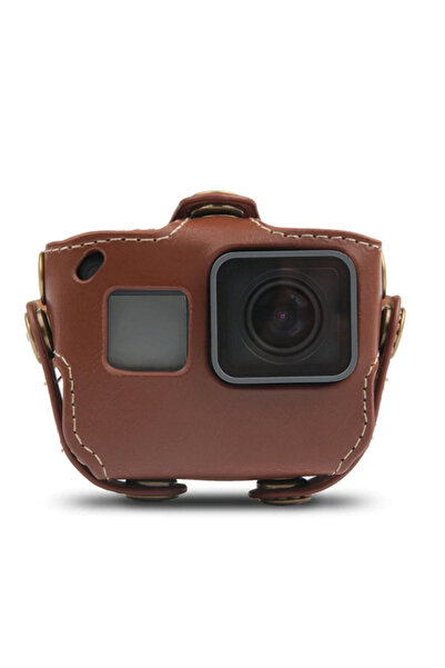 RUIGPRO GP414 Δερμάτινη Προστατευτική Θήκη για Gopro Hero 7/6 (Καφέ)
