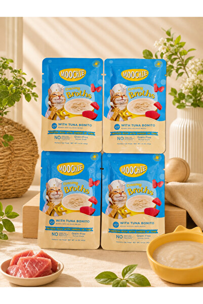 MOOCHIE 4'lü Ton Balıklı Kedi Çorbası