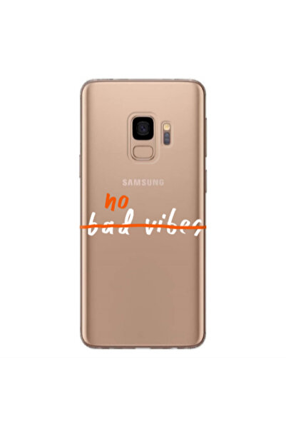 Other Samsung S9 No bad vibes 2 Transparent Silicone TPU Θήκη
