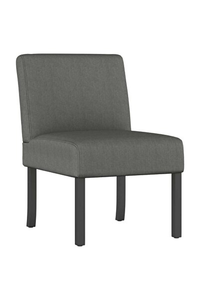 vidaxl Fotoliu, gri închis, material textil