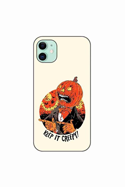 OEM Case compatible with Apple iPhone 11 Silicone Gel Tpu Pattern Halloween K...