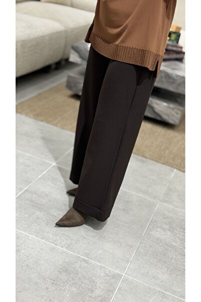 Armine Trend Double Crepe Pants Brown