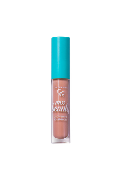 Golden Rose MISS BEAUTY GLOW SHINE 3D LIPGLOSS 03 SOFT PEACH 4.5ML
