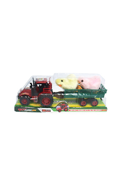 PlayFun Tractor Jucărie Fermă Funcțional Detașabil Plastic Cadou Băieți