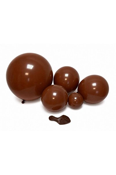OEM Matte Balloons TX 11 Chocolate Brown 14"-100/ Top Bottom Set