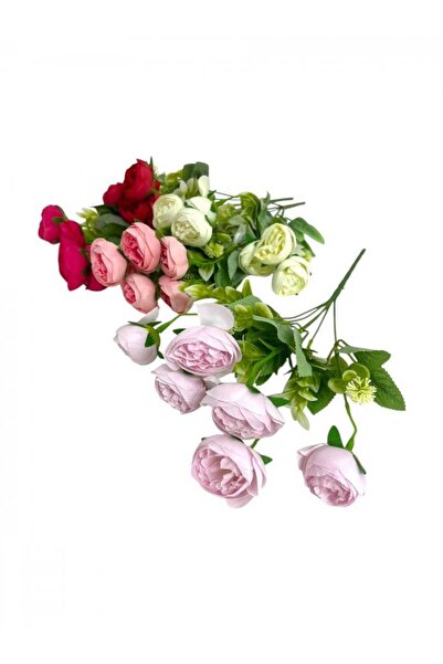 OEM Flori Artificiale Buchet Trandafiri Rotunzi Ciclam