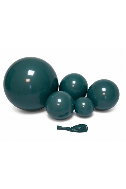 OEM Matte Balloons TX 85 Dark Dusty Emerald 5"-100/ Top Bottom Set