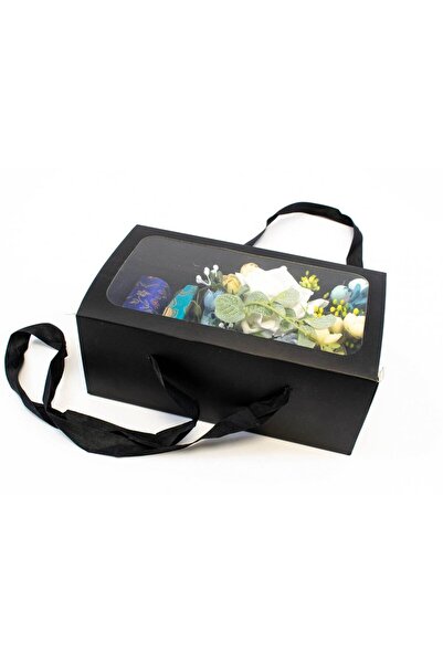 OEM Rectangular Folded Cardboard Box With Black Partition