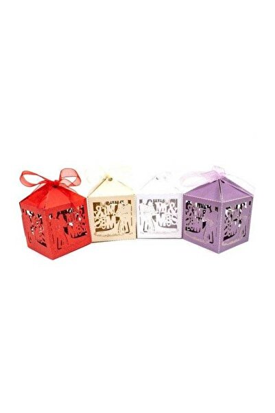 OEM Marturie De Nunta Cutie Carton Miri 50/Set Lila